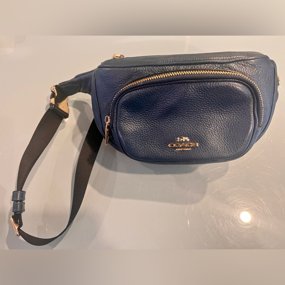 Coach Navy Blue Crossbody Bag